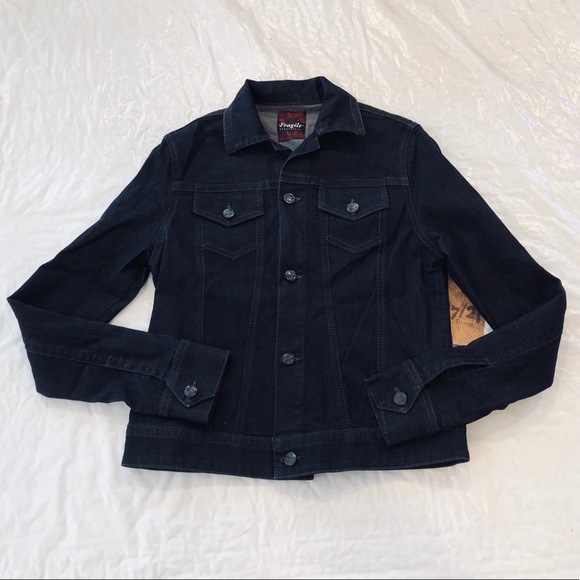 DENIM Indigo Jean Jacket**Med. - Picture 3 of 6